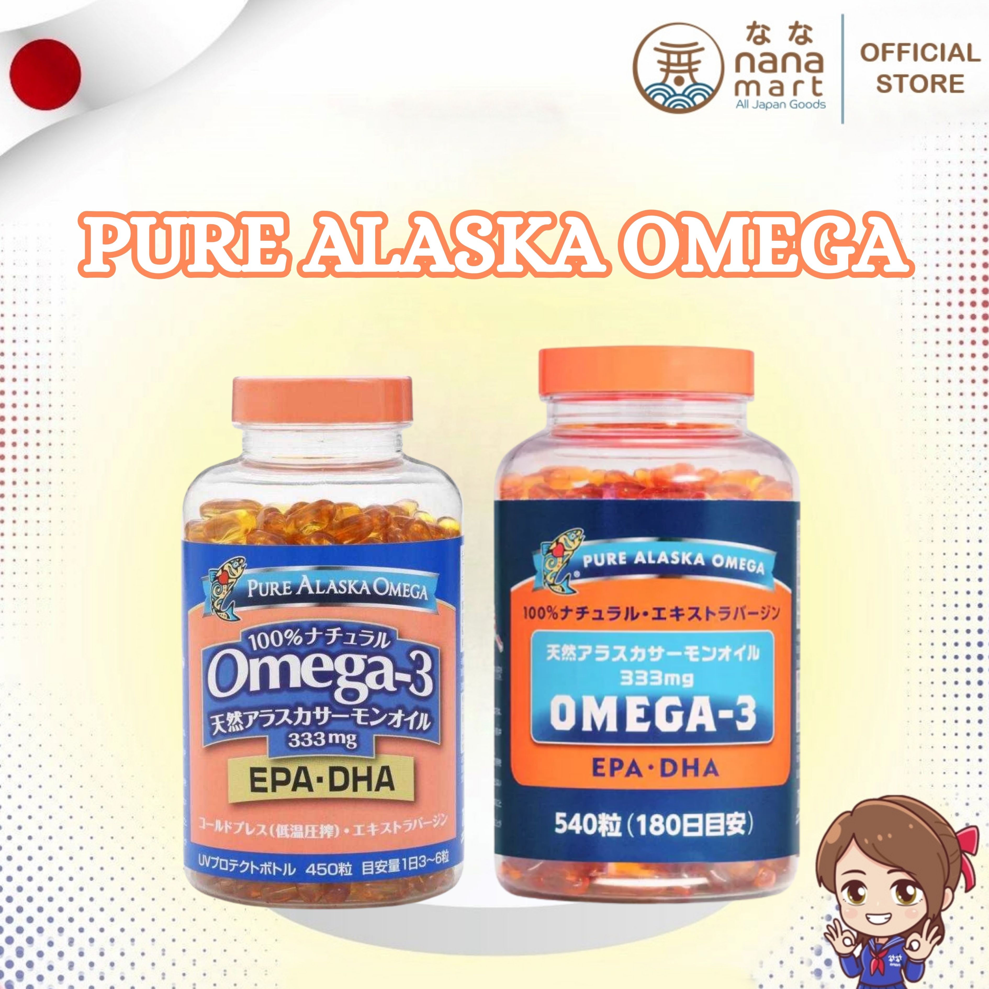 ✨🐟 โอเมก้า 3 Pure Alaska Omega-3 100% Natural Salmon Oil 333mg 🐟✨
