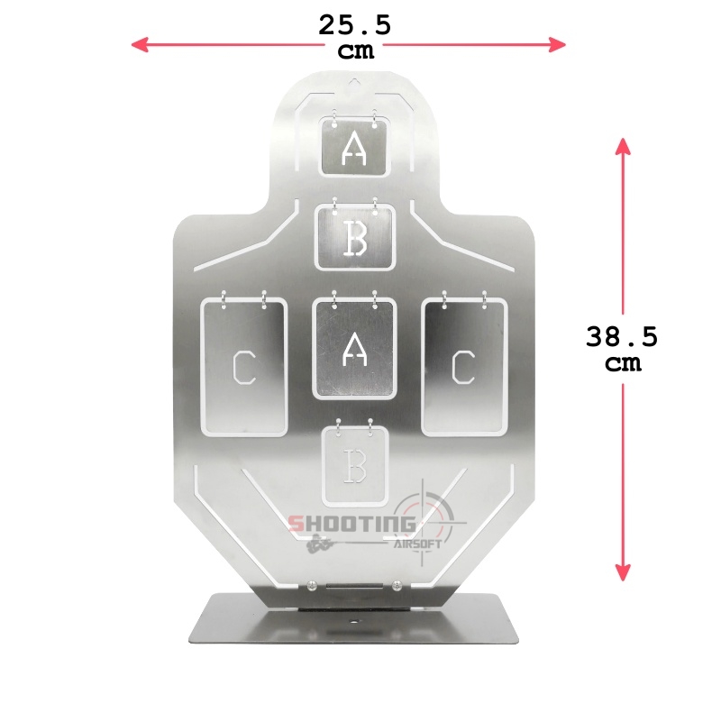 เป้าอลูมิเนียมซ้อมยิง เป้ารูปคน