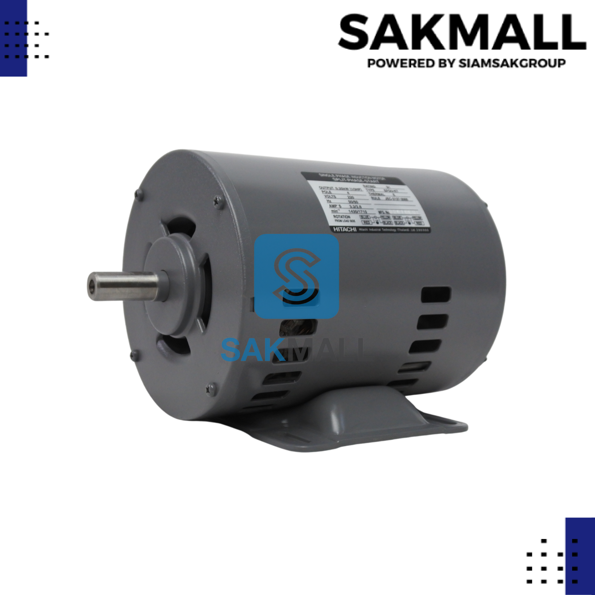 มอเตอร์ HITACHI 1/3 EFOU-KT/4P/220V