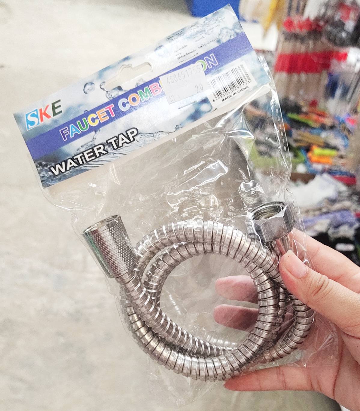 สายน้ำดีถักสเเตนเลส สายซิงค์ สายต่อท่อ สายท่อน้ำดี สเเตเลส สายต่อน้ำอเนกประสงค์