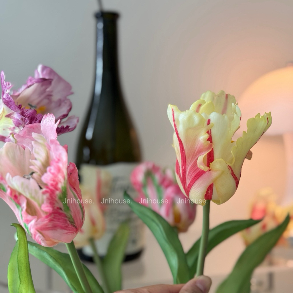 [พร้อมส่ง] Jnihouse : ทิวลิปประดิษฐ์ดอกใหญ่ (Tulip Artificial)