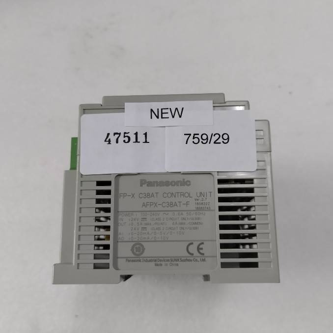 PLC " PANASONIC " MODEL : AFPX-C38AT-F