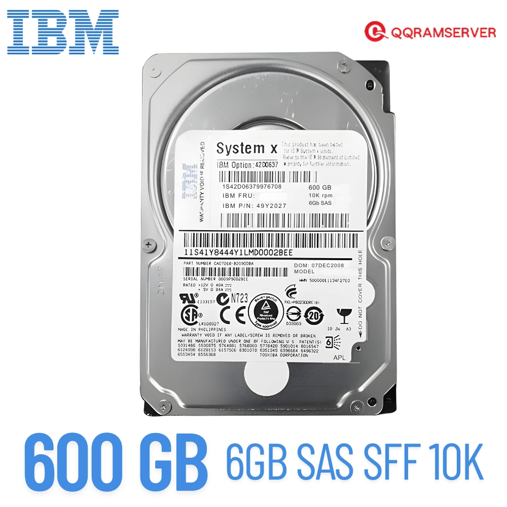HDD Server IBM dx360 M4 600Gb 6Gbps 10k Harddisk Server