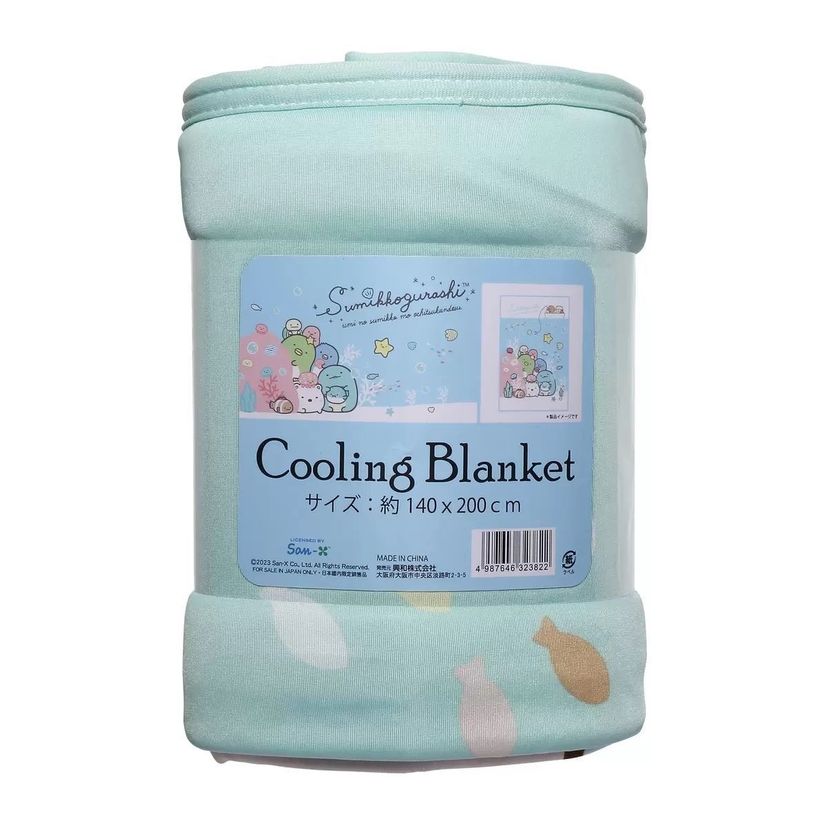 Cooling blanket ผ้าห่มเย็นลายลิขสิทธิ์ มีให้เลือก 4 ลาย Sumikko / Cinnamoroll / Sanrio Characters ***เหลือลายเดียว Cinnamon roll