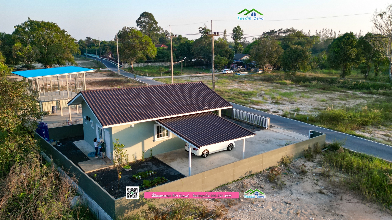 🏡 บ้านสวย อเมริกัน คันทรี สไตล์ (American Country Style) เนื้อที่ 80 ตร.ว. ต.บ้านพร้าว อ.บ้านนา จ.นครนายก