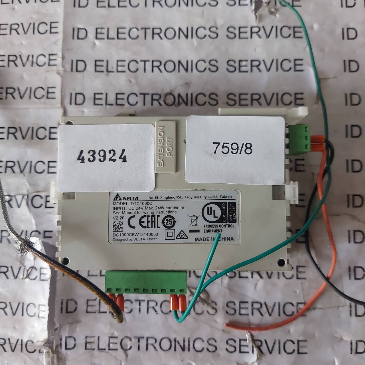 PLC " DELTA " MODEL : DTC1000C