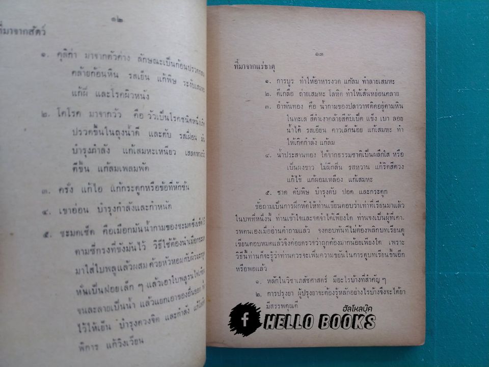 ตำราหมอแผนโบราณโดยสังเขป ทางปรุงยา, ทางบำบัดรักษา