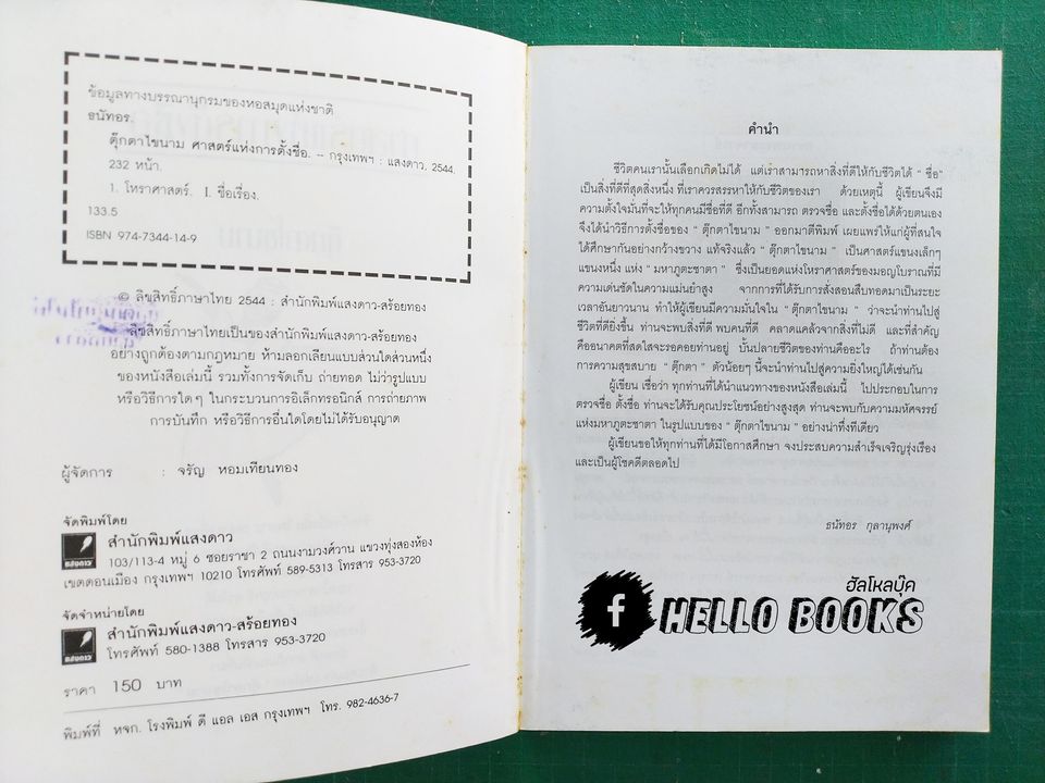 ศาสตร์แห่งการตั้งชื่อ ตุ๊กตาไขนาม