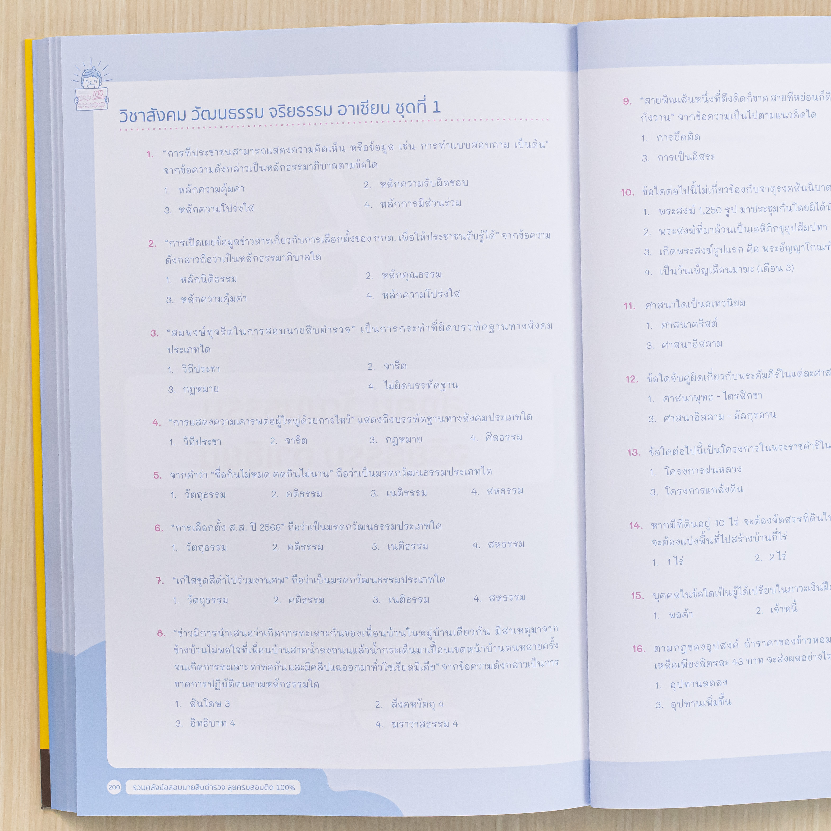 Infopress (อินโฟเพรส) หนังสือ รวมคลังข้อสอบนายสิบตำรวจ ลุยครบสอบติด 100% - 10203