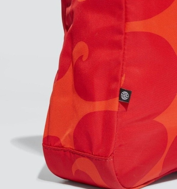 กระเป๋า Adidas × Marimekko Tote Bag Collaboration Orange Red Women's WK027 HM8389