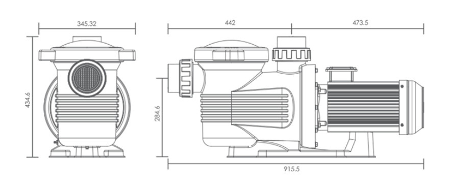 “EMAUX” UPH Series Ultra-Power Commercial Pump