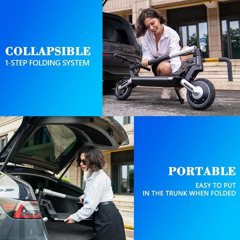 สกูตเตอร์ไฟฟ้าพับได้ โซน-เอ็กซ์(ZONE-X) ST-08 500w 35กม/ชม.