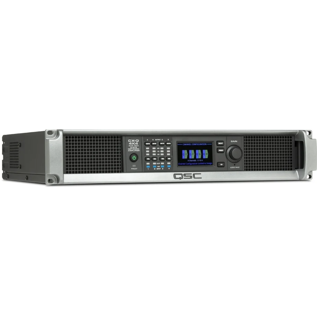QSC CX-Q 4K4 เครื่องขยายเสียงระบบเน็ตเวิร์ค 4 Channel
