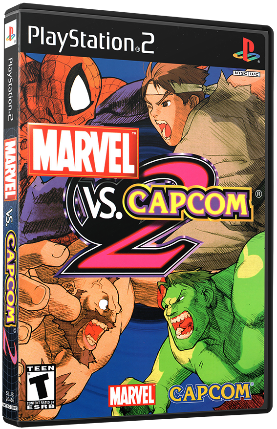 แผ่นเกมส์ PS2 : Marvel vs. Capcom 2
