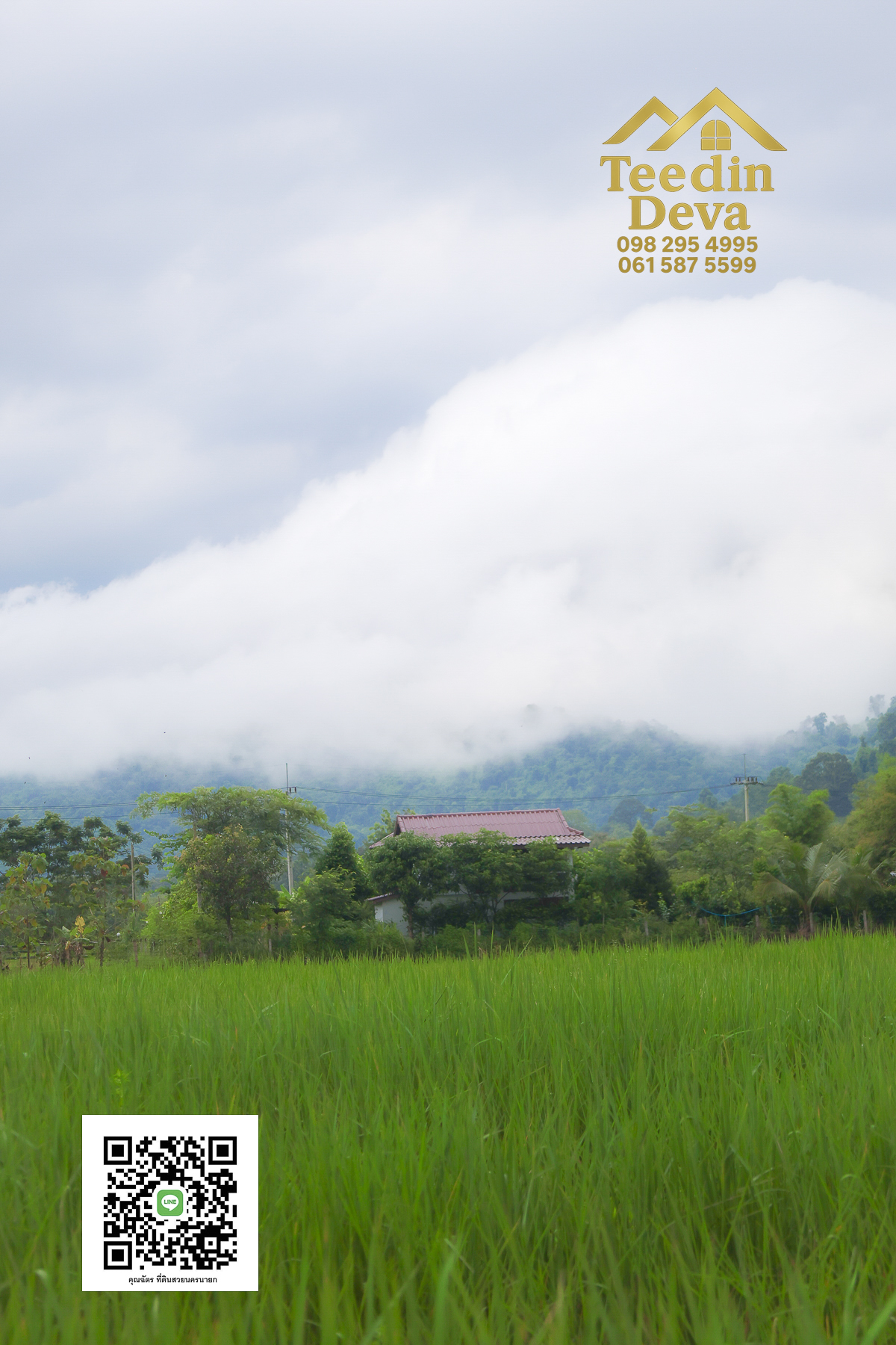 🏡✨ ที่ดินวิวภูเขา โอบด้วยธรรมชาติ…พักใจได้ทุกวัน 🌿 100 ตรว ต.เขาพระ อ.เมือง จ.นครนายก