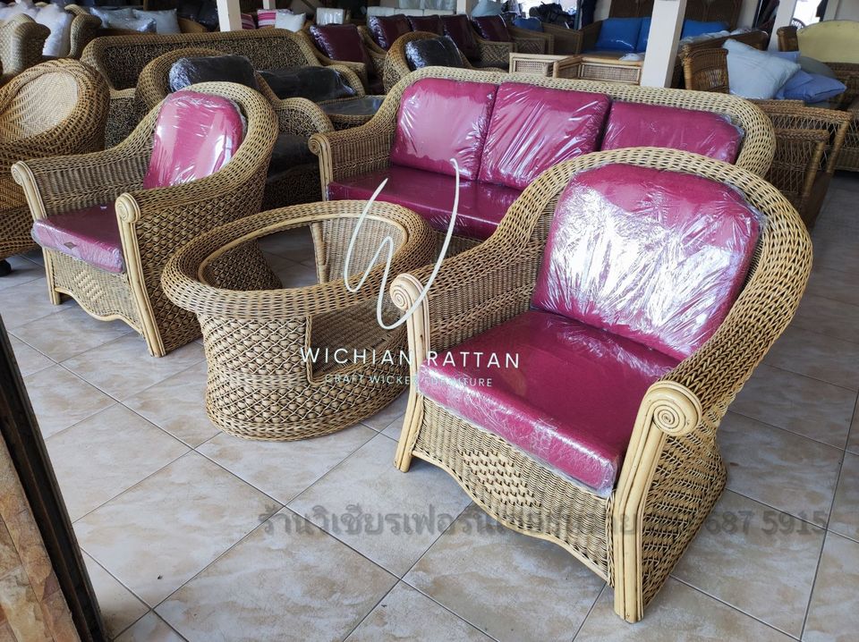 ชุดรับแขกหวายแท้เจ้าคุณ