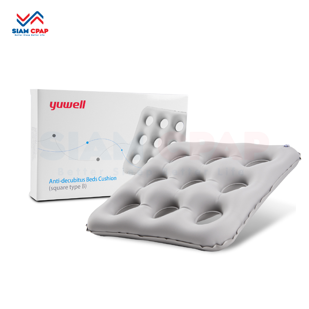 เบาะลมรองนั่ง ป้องกันการกดทับ Yuwell (ทรงสี่เหลี่ยม) - Anti-decubitus Beds Cushion (Square type B)