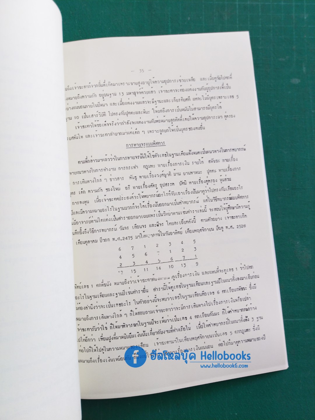 ตำราเลข ๗ ตัว แบบพิศดาร