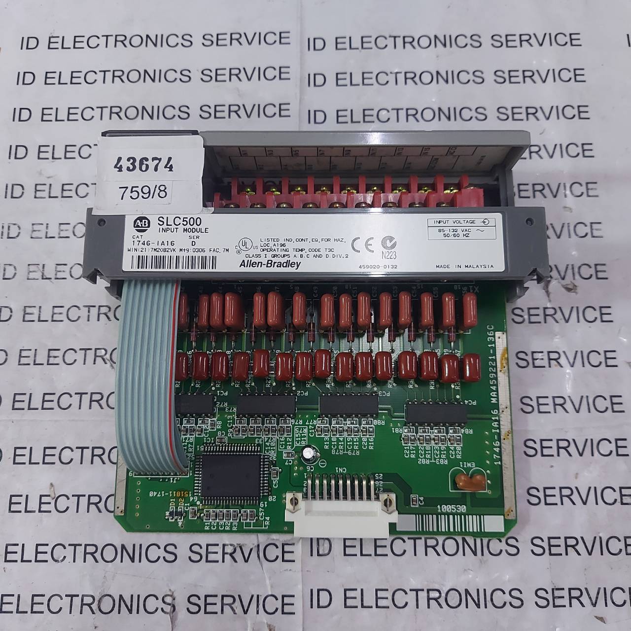 PLC " ALLEN-BRADLEY " MODEL : 1746-IA16 D