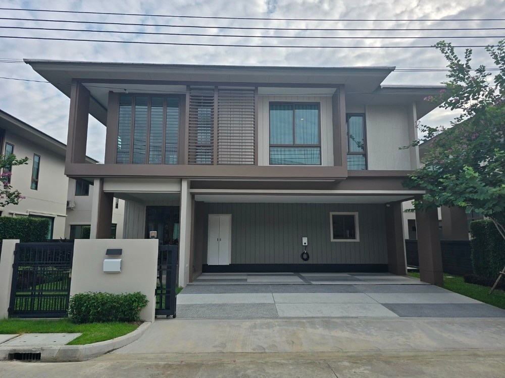 ให้เช่าบ้าน หมู่บ้านบุราสิริ กรุงเพทกรีฑา เฟอร์นิเจอร์ครบพร้อมอยู่ (N.1672)