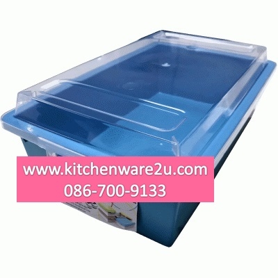 P10364 กล่องรองเท้า มีฝา (21*31*11 cm) คละสี สุดคุ้ม (ราคาส่งต่อ 1 โหล: 12 แพค: 230 บ/โหล)