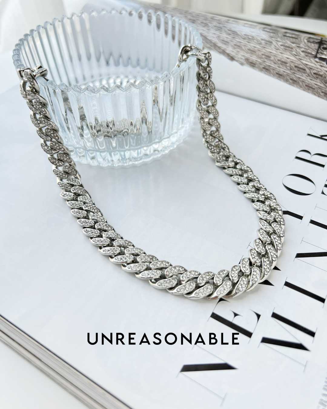 สร้อยคอเพชร CZ UA0776-01 Unreasonable Accessories