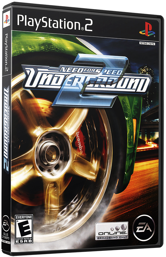แผ่นเกมส์ PS2 : Need for Speed - Underground 2