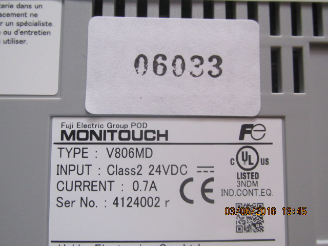HMI " HAKKO " MODEL : V806MD
