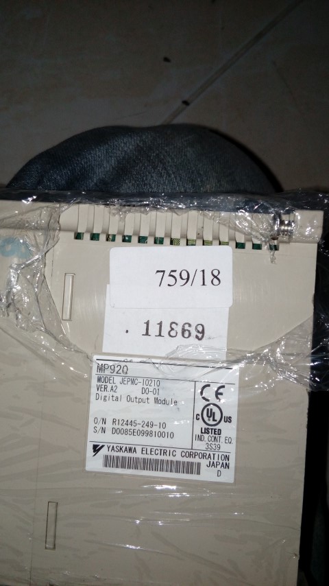 PLC " YASKAWA " MODEL : JEPMC-IO210