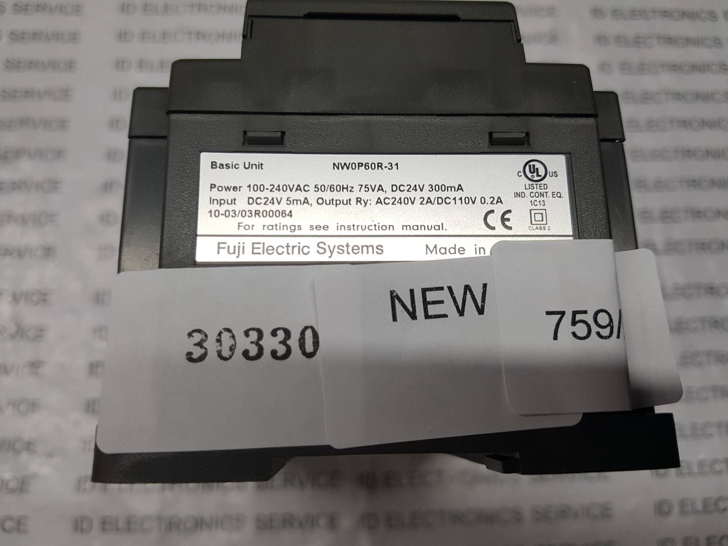 PLC " FUJI " MODEL : NW0P60R-31