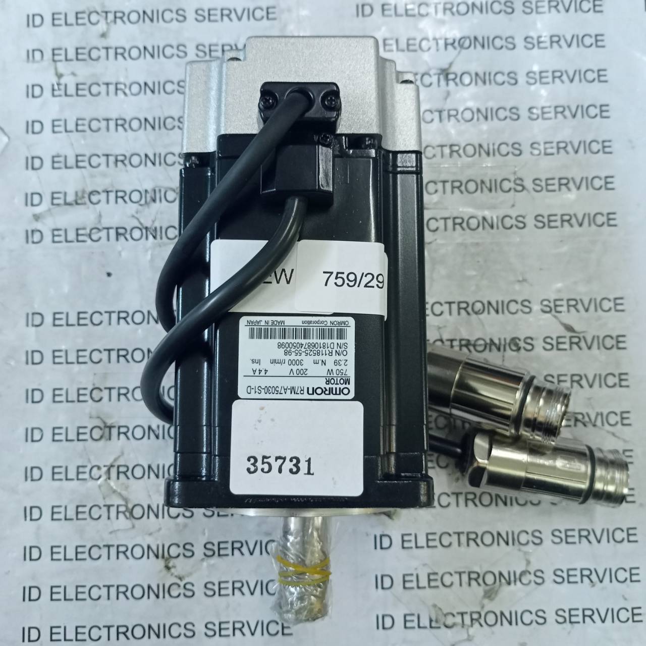 จำหน่าย ซ่อม SERVO MOTOR OMRON R7M-A75030-S1-D