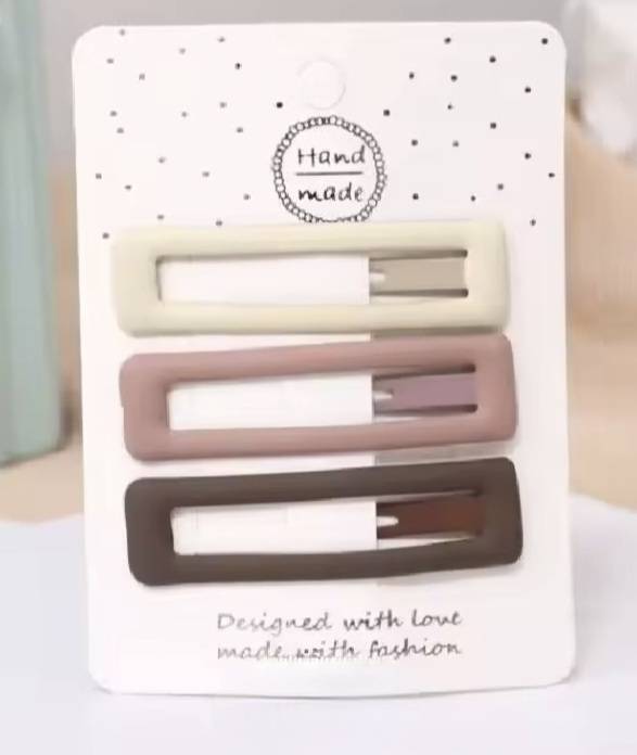 💗มาหยากิ๊ฟช้อป💗กิ๊บโบว์ติดผม พิมพ์ลาย และสีเรียบพาสเทล น่ารักดูดี แฟชั่นประดับผมสำหรับผู้หญิง 2-3 ชิ้น ขนาด 5 ซ.ม.