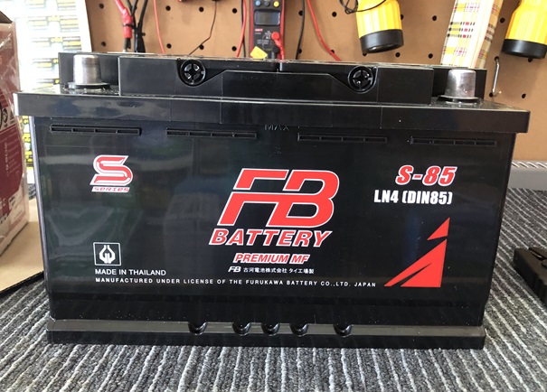 แบตเตอรี่รถยนต์ ขั้วจม FB S-85 LN4 85 แอมป์