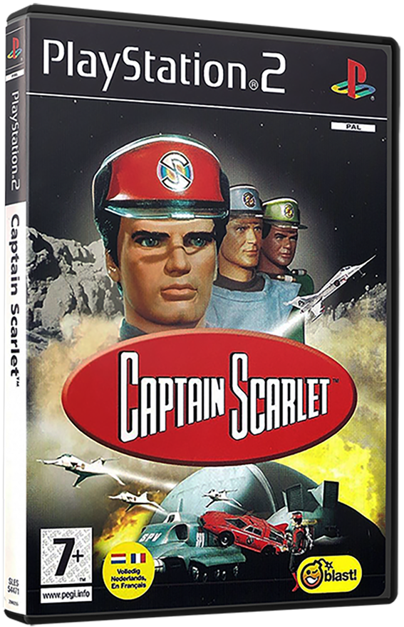 แผ่นเกมส์ PS2 : Captain Scarlet