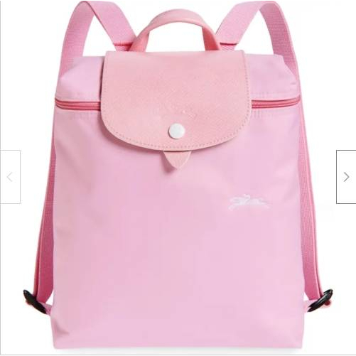 Longchamp le pliage backpack รหัส 1699 สี rose (ชมพูพาสเทล) การันตีของแท้ 100%