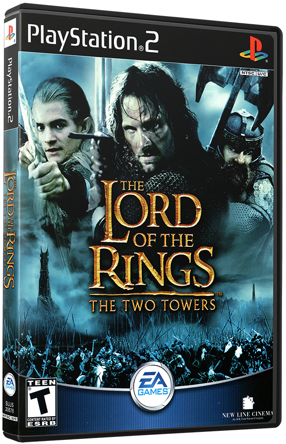 แผ่นเกมส์ PS2 : Lord of the Rings, The - The Two Towers