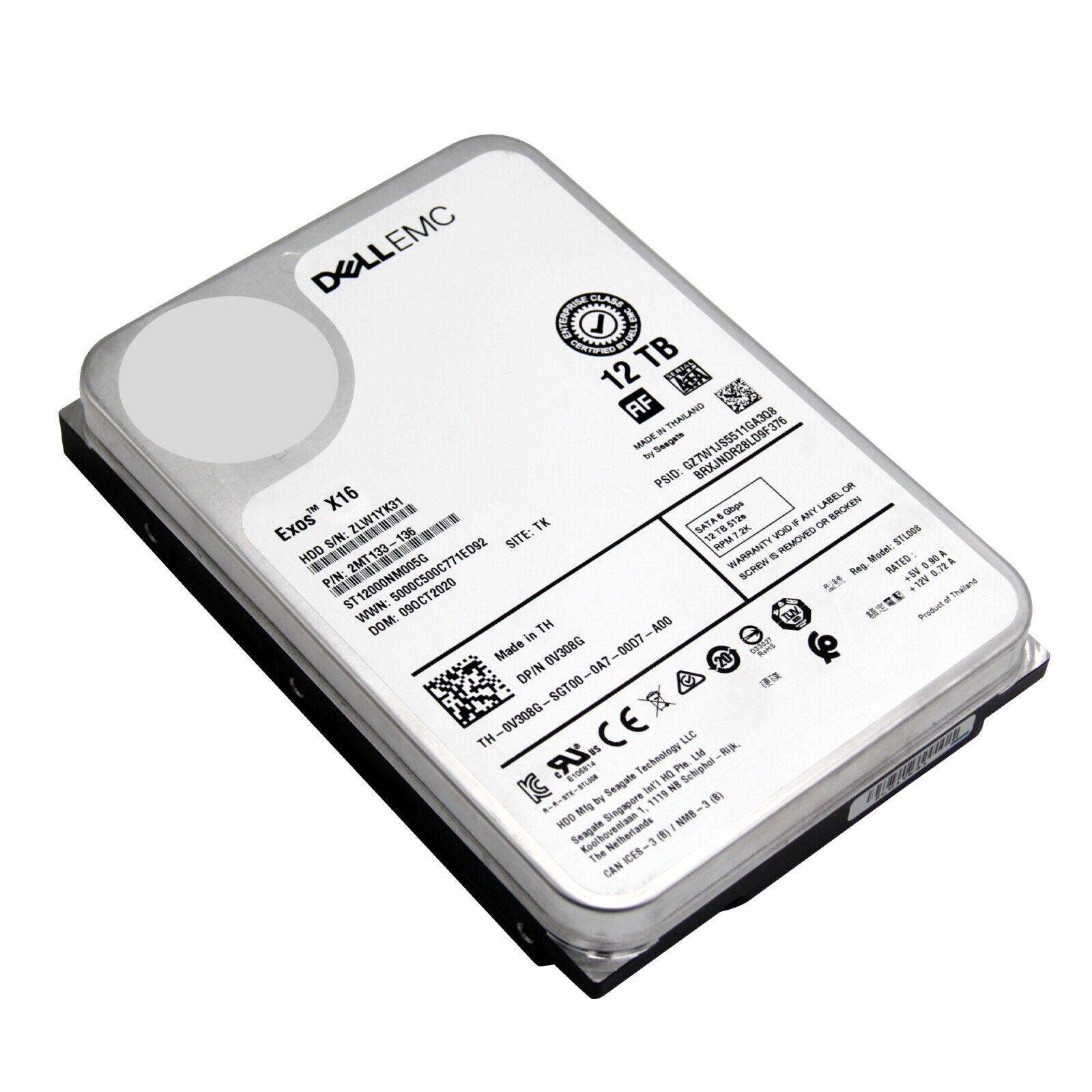 Harddisk Server Dell 12 TB SATA แท้ รับประกันศูนย์ Dell