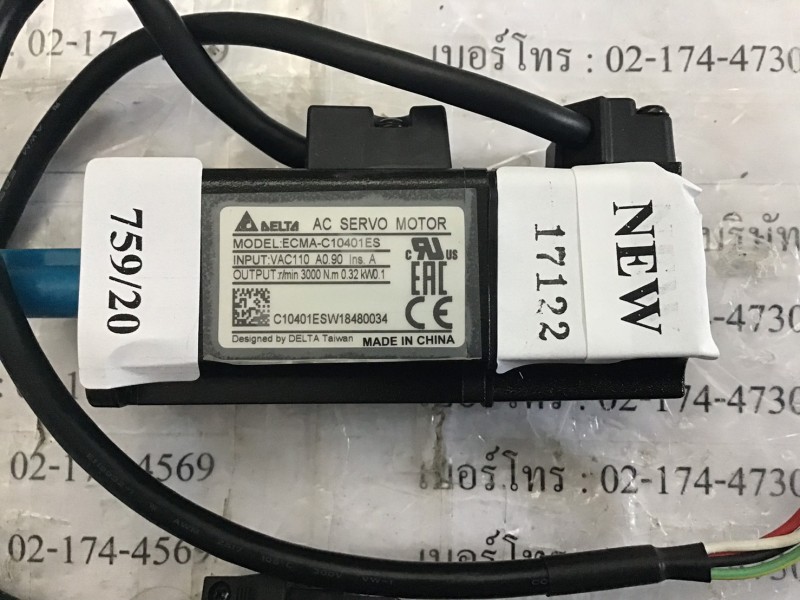 SERVO MOTOR " DELTA " MODEL : ECMA-C10401ES
