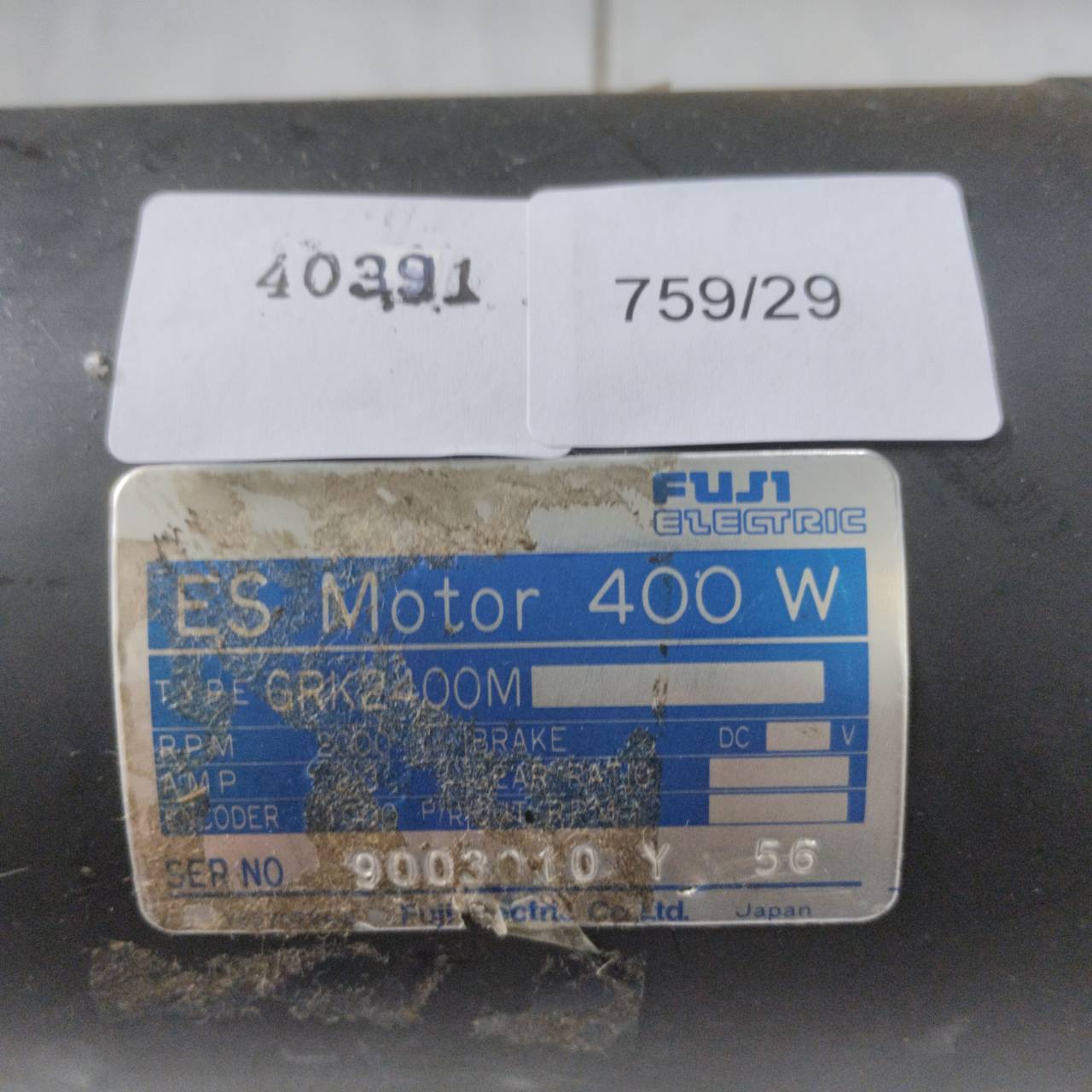 GRK2400M SERVO MOTOR "FUJI"