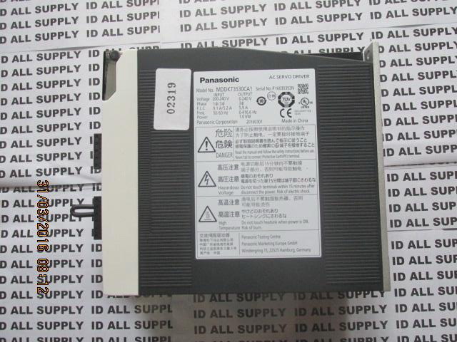 SERVO DRIVE " PANASONIC " MODEL : MDDKT3530CA1
