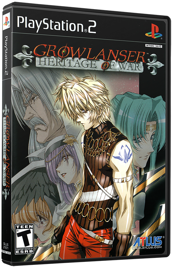 แผ่นเกมส์ PS2 : Growlanser - Heritage of War