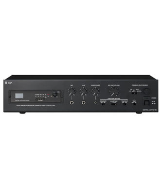 TOA TS-780 Central Unit เครื่องควบคุมและจ่ายไฟ ชุดไมค์ประชุม พร้อมระบบบันทึกเสียง แบบ MP3 และมีระบบป้องกันเสียงหวีดหอนในตัว