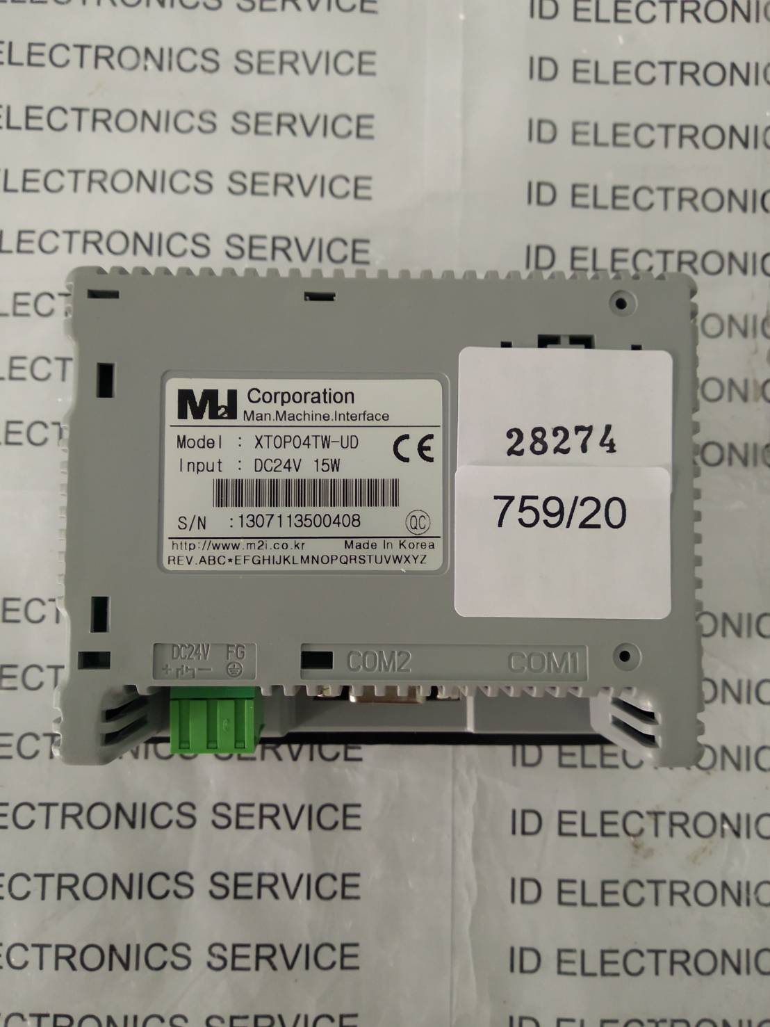 LCD TOUCH SCREEN " M2I " MODEL : XTOP04TW-UD