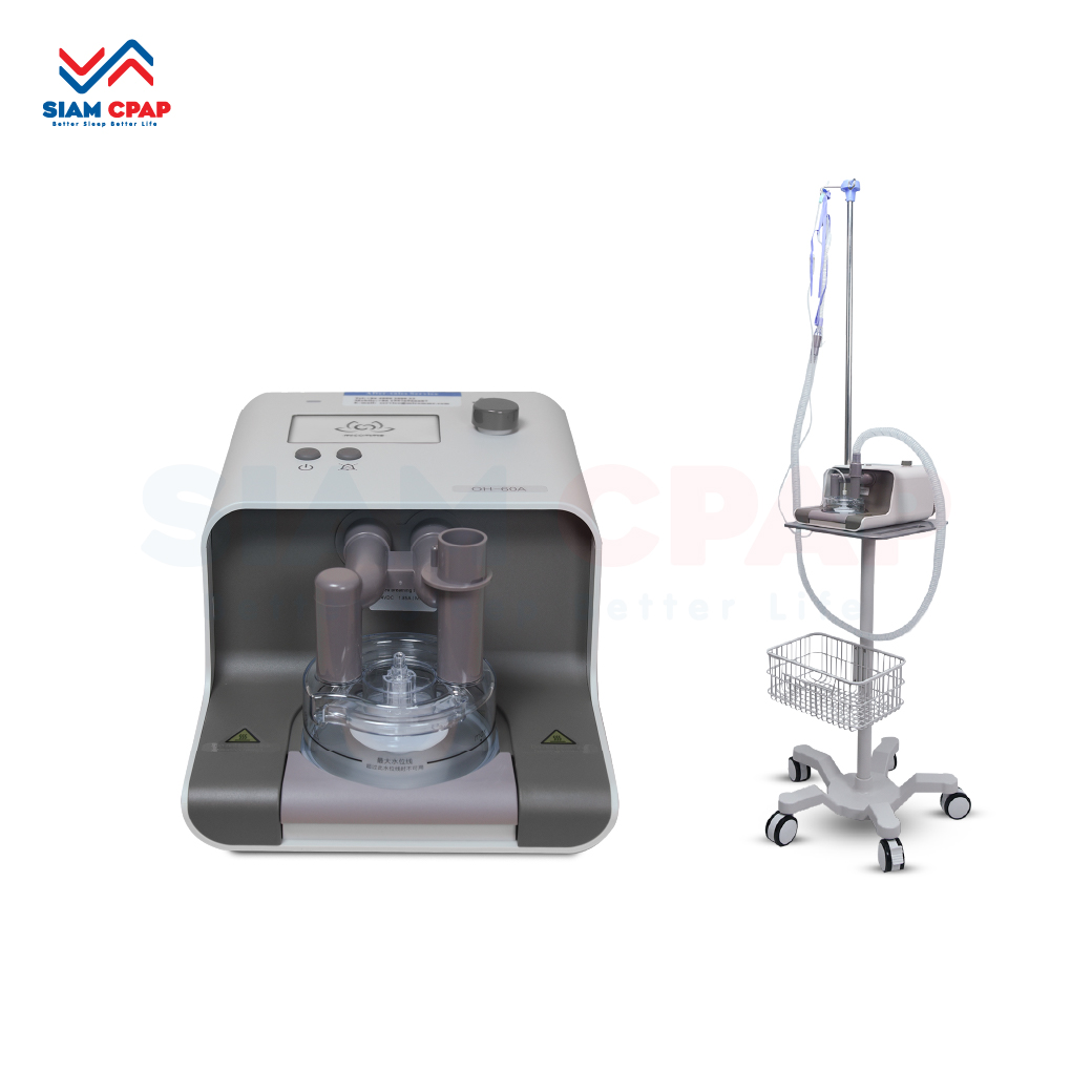 เครื่องควบคุมการให้ออกซิเจนแรงดันสูง High Flow Micomme รุ่น OH-60A ประกันศูนย์ไทย 2 ปี