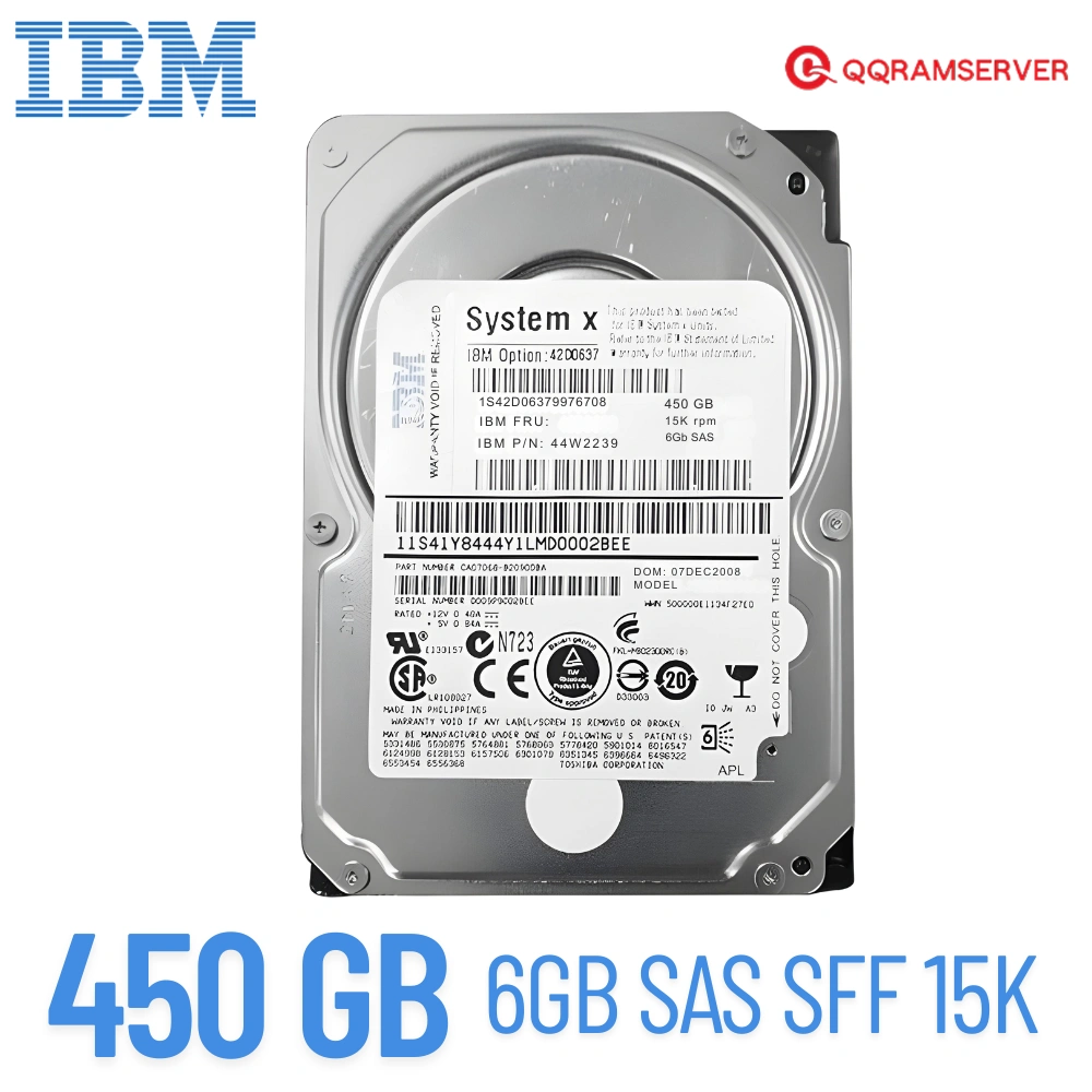 HDD Server IBM x3100 M4 450Gb 6Gbps 15k Harddisk Server
