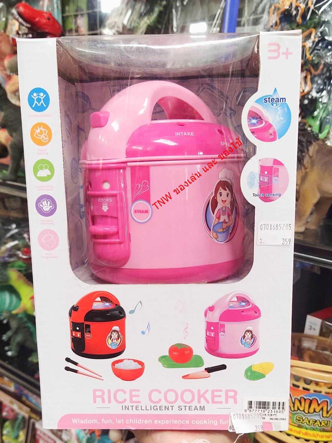 ของเล่นหม้อหุงข้าว ของเล่นเด็ก หม้อ ขนาดสินค้าน่ารัก เครื่องครัว