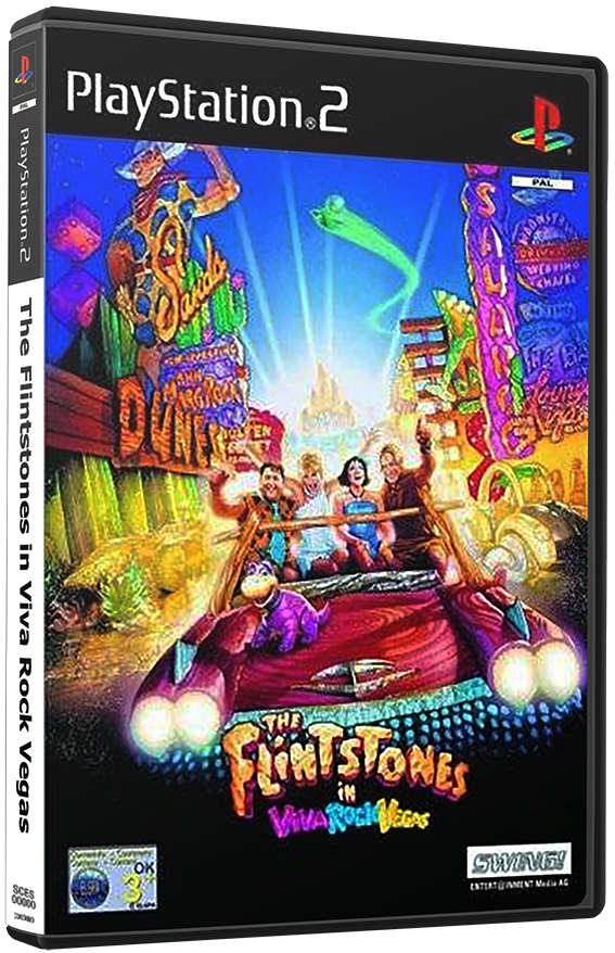 แผ่นเกมส์ PS2 : The Flintstones in Viva Rock Vegas