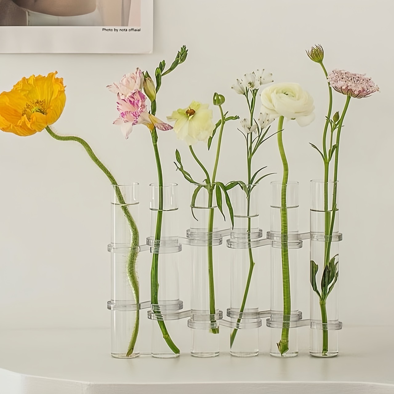 [พร้อมส่ง] Jnihouse : แจกันแท่งใส แจกันแก้ว (Tube Vase)