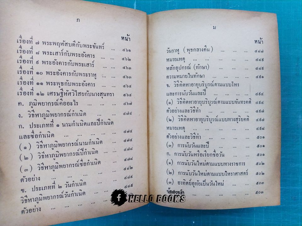 คู่มือโหรพิเศษ ภาค ๑