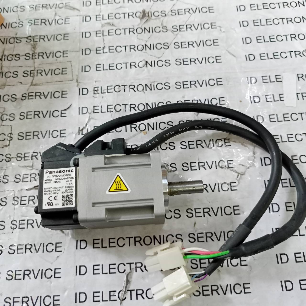 SERVO MOTOR " PANASONIC " MODEL : MSMD5AZG1S